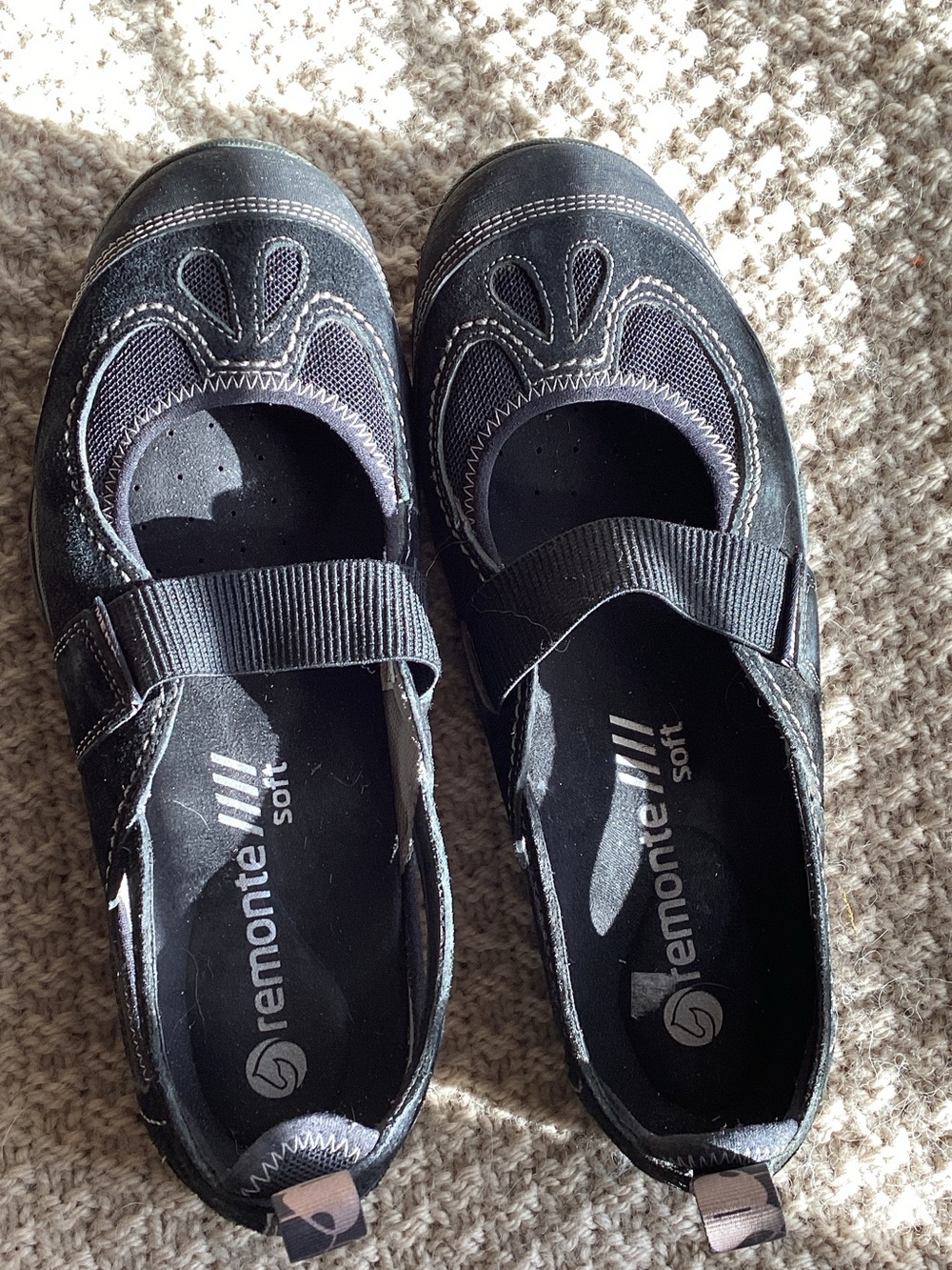 Remonte Kids Black Mary Jane Comfort Shoes